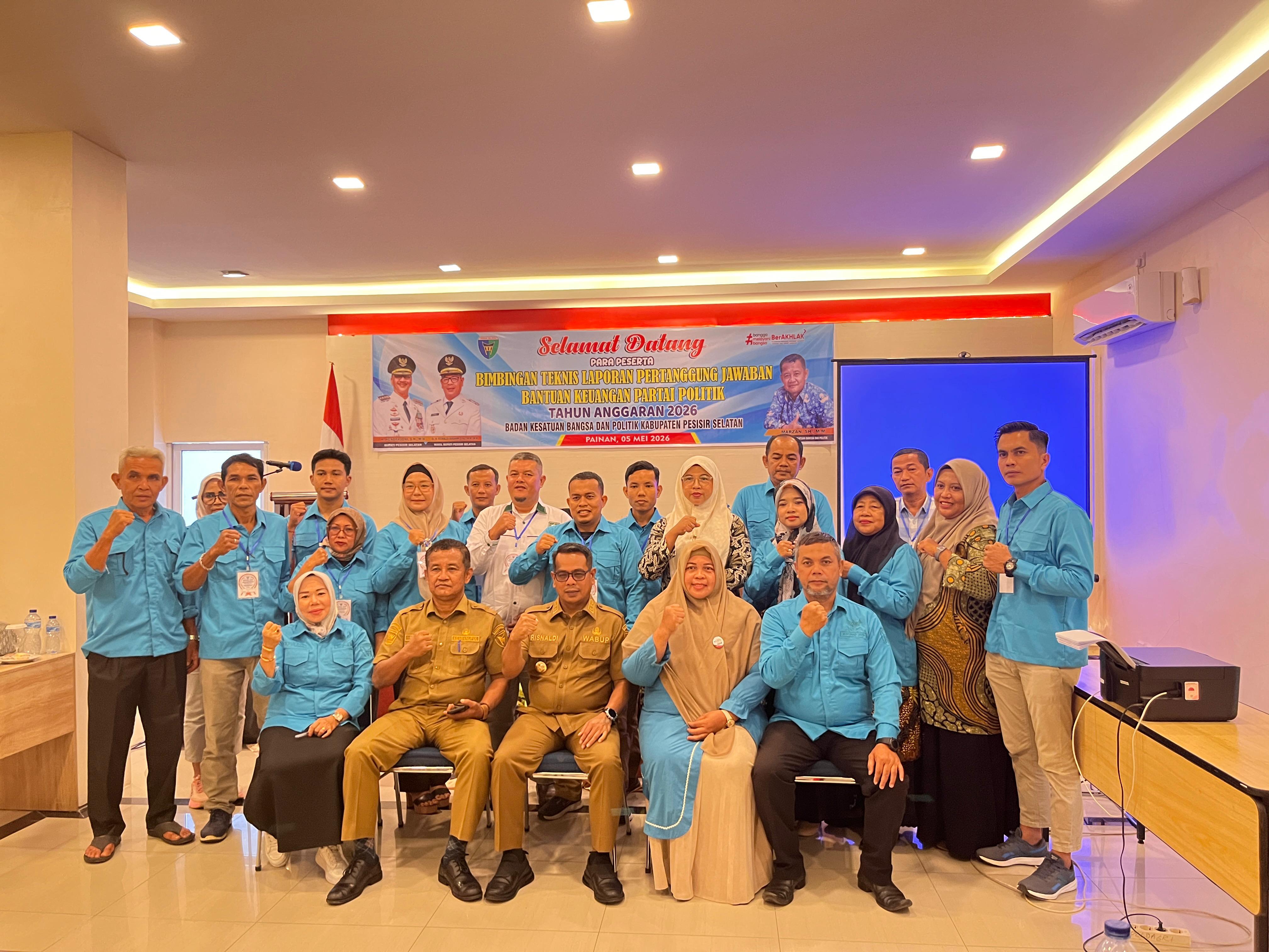 Bimtek Pertanggungjawaban Bantuan  Keuangan Partai Politik 2026