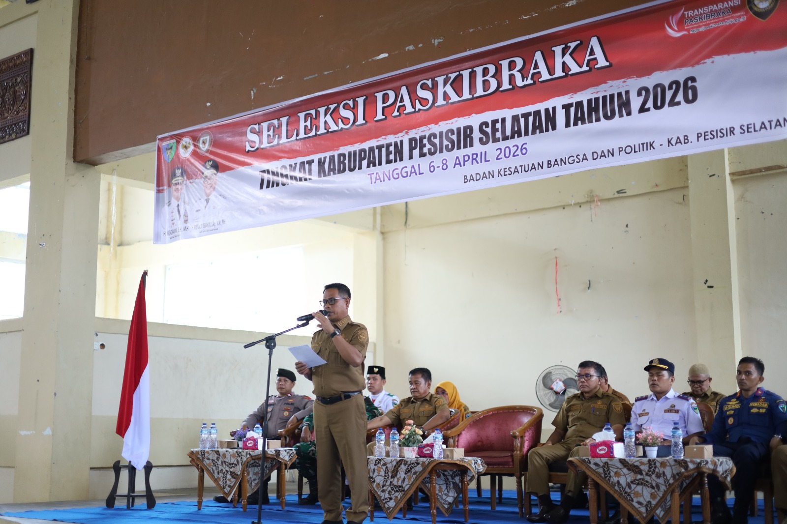 PEMBUKAAN SELEKSI PASKIBRAKA TINGKAT KABUPATEN