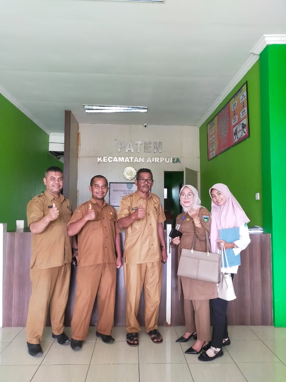 BADAN KESBANGPOL LAKUKAN PENGAWASAN ORMAS AIRPURA DAN INDERAPURA